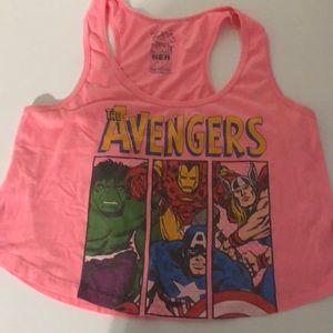 Vintage Marvel crop razorback T. S